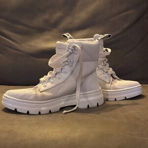 Dr. Martens Women's Off-White Combat Boots